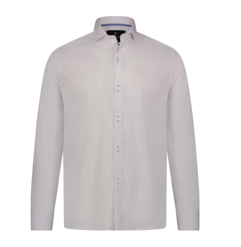 Luchiano Visconti Solid Long Sleeve Button Down Dress Shirt White XL